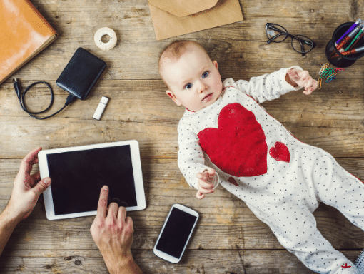 Technoference Affecting Dad's Productivity and Kids' Learning Process